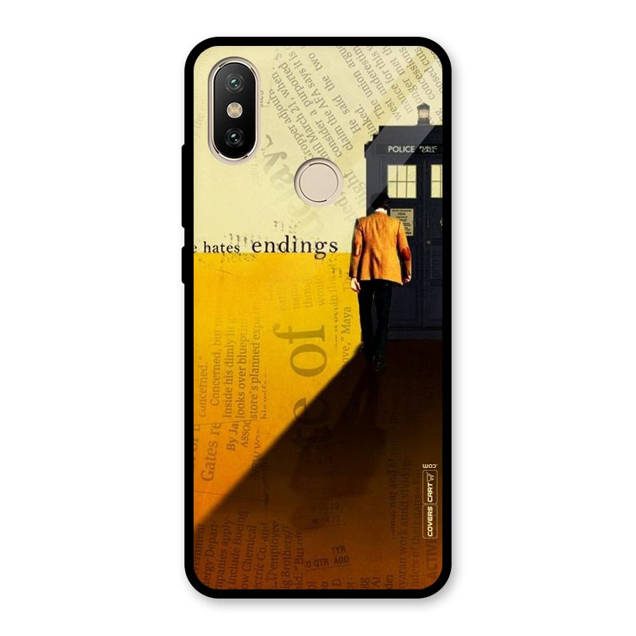 Hates Endings Glass Back Case for Redmi A2
