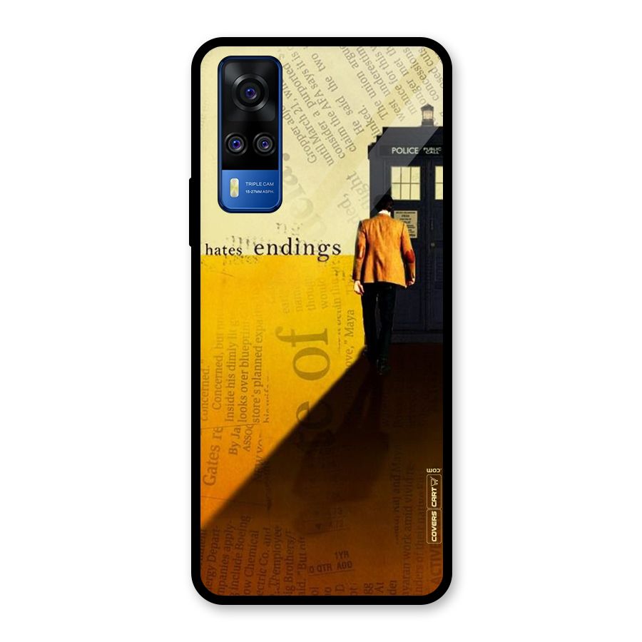 Hates Endings Glass Back Case for Vivo Y31