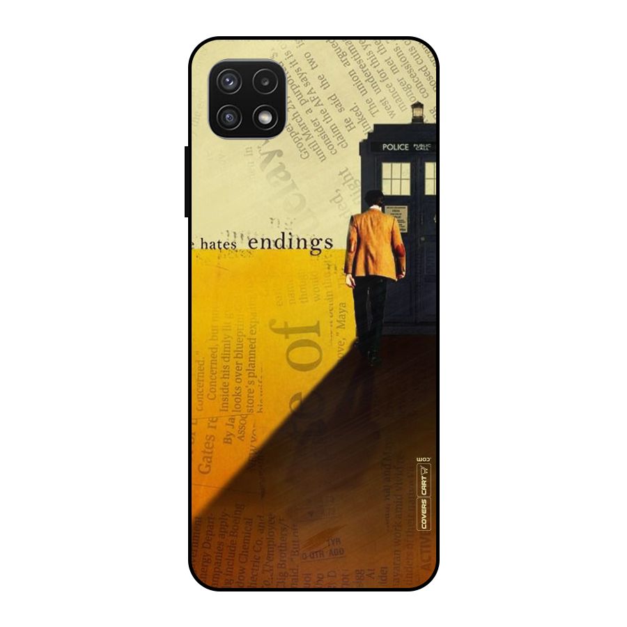 Hates Endings Metal Back Case for Galaxy A22 5G