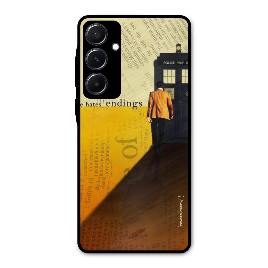 Hates Endings Metal Back Case for Galaxy A55