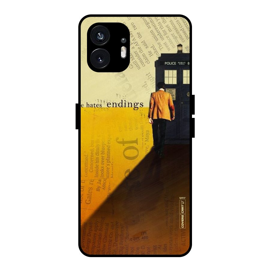 Hates Endings Metal Back Case for Nothing Phone 2