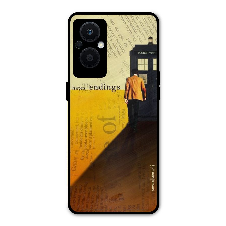 Hates Endings Metal Back Case for Oppo F21 Pro 5G