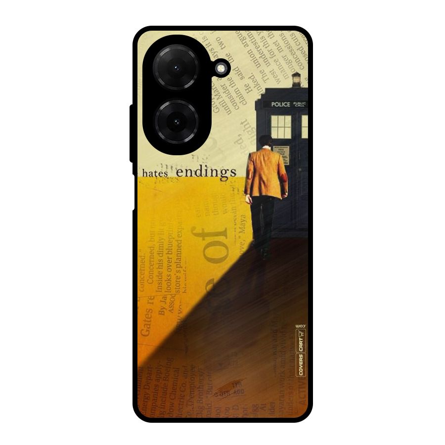 Hates Endings Metal Back Case for Redmi A5 4G