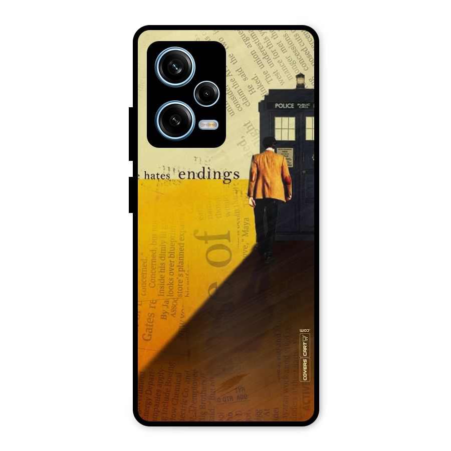Hates Endings Metal Back Case for Redmi Note 12 Pro