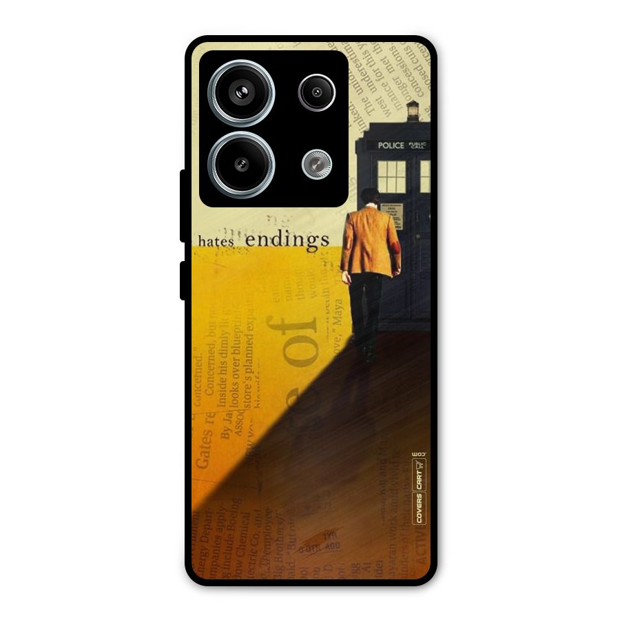 Hates Endings Metal Back Case for Redmi Note 13 Pro 5G