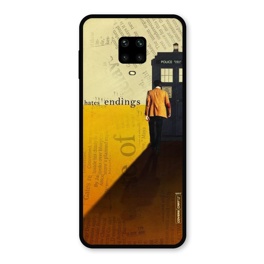 Hates Endings Metal Back Case for Redmi Note 9 Pro