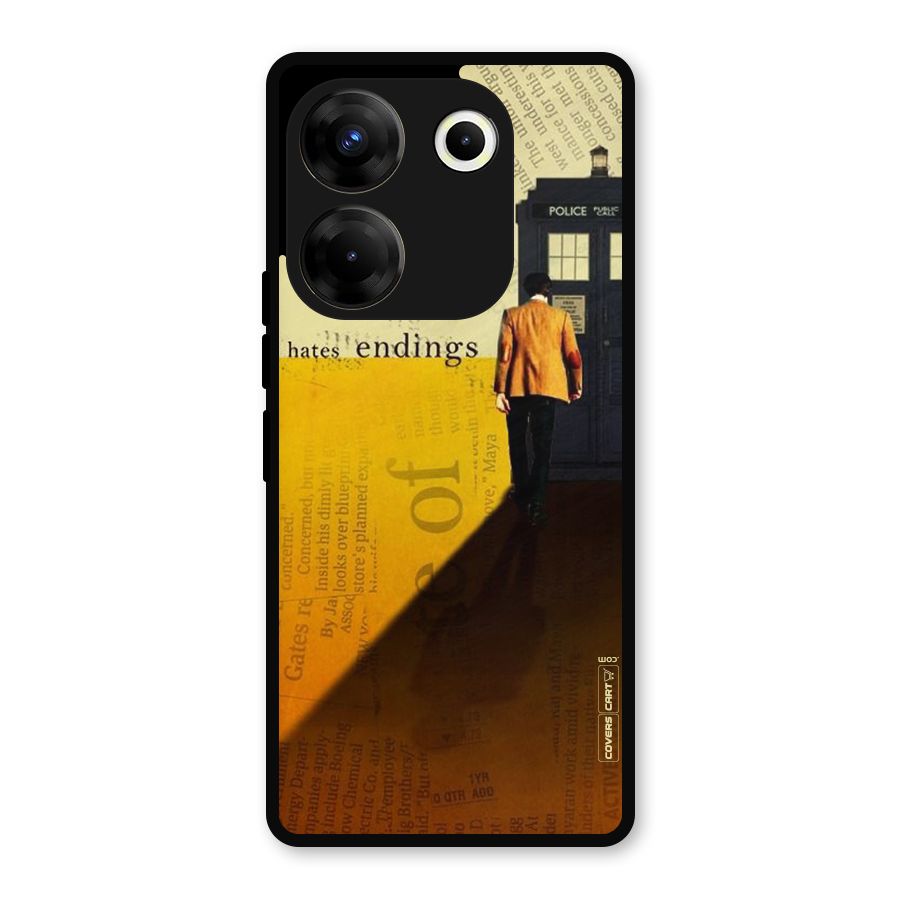 Hates Endings Metal Back Case for Tecno Camon 20 Pro