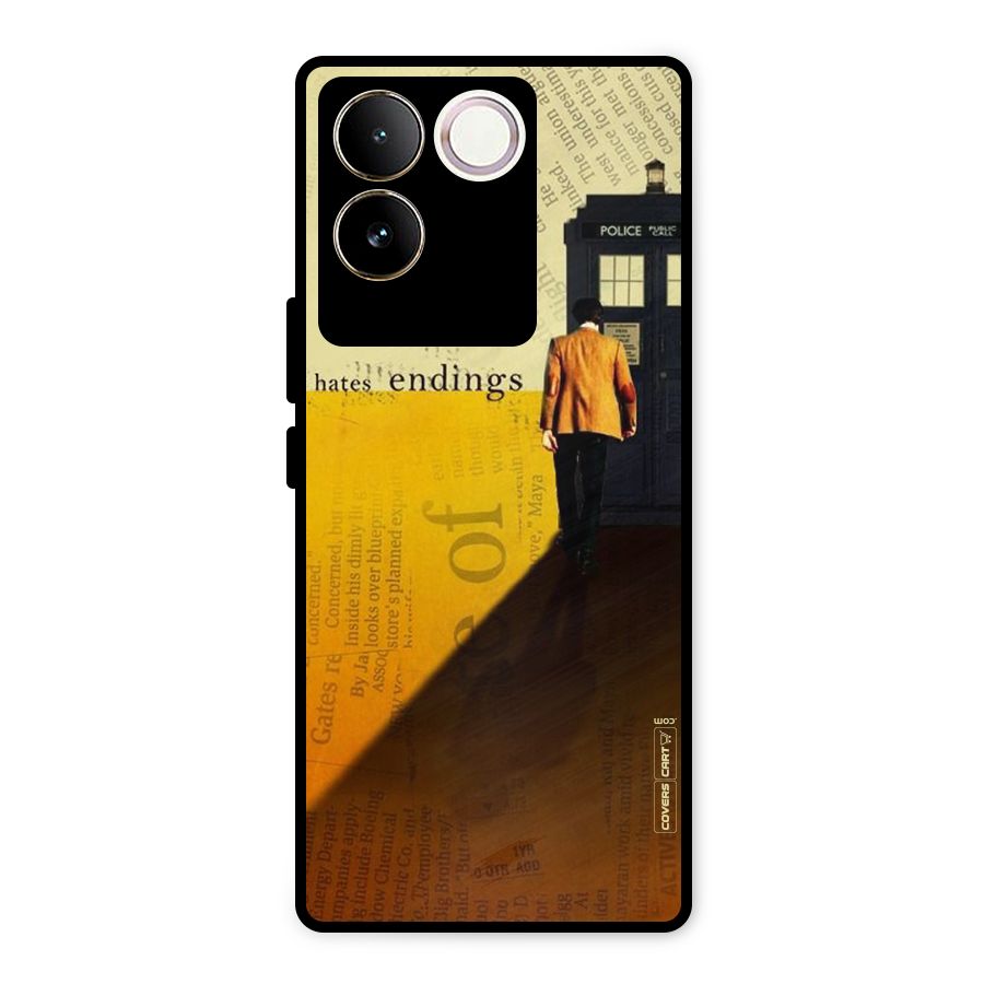 Hates Endings Metal Back Case for Vivo T2 Pro