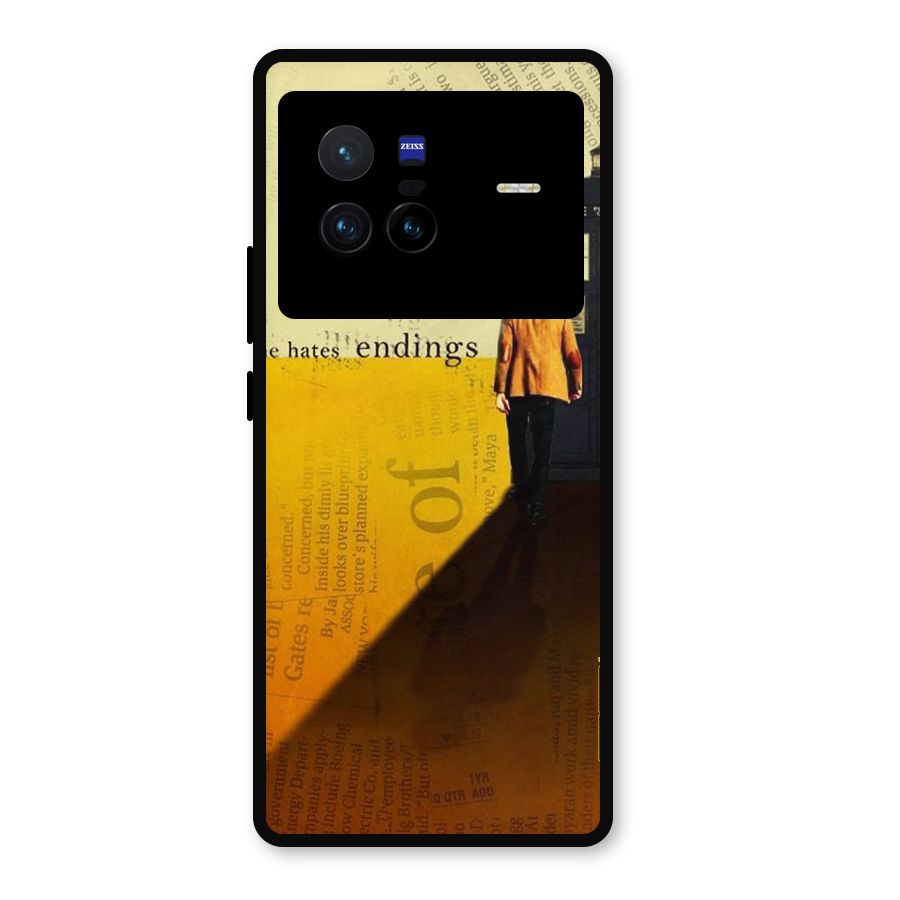 Hates Endings Metal Back Case for Vivo X80
