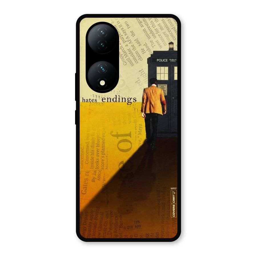 Hates Endings Metal Back Case for Vivo Y100