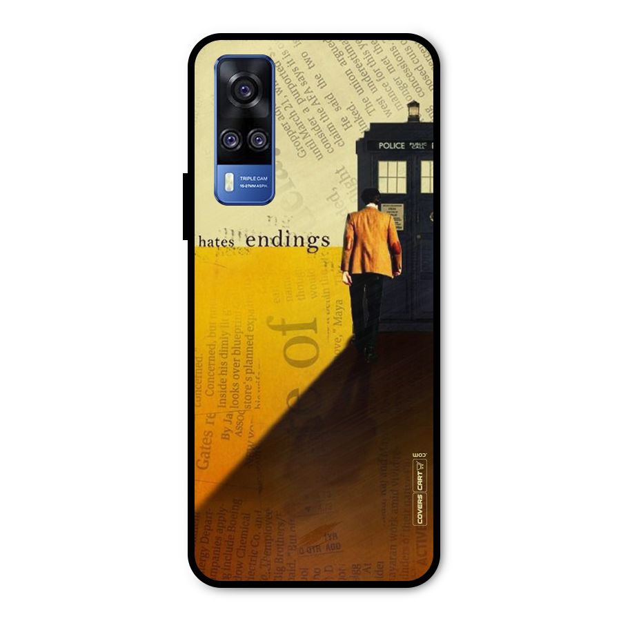 Hates Endings Metal Back Case for Vivo Y51A