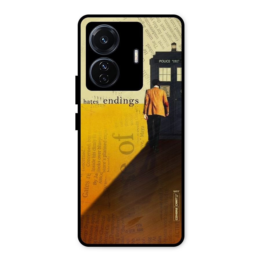 Hates Endings Metal Back Case for iQOO Z6