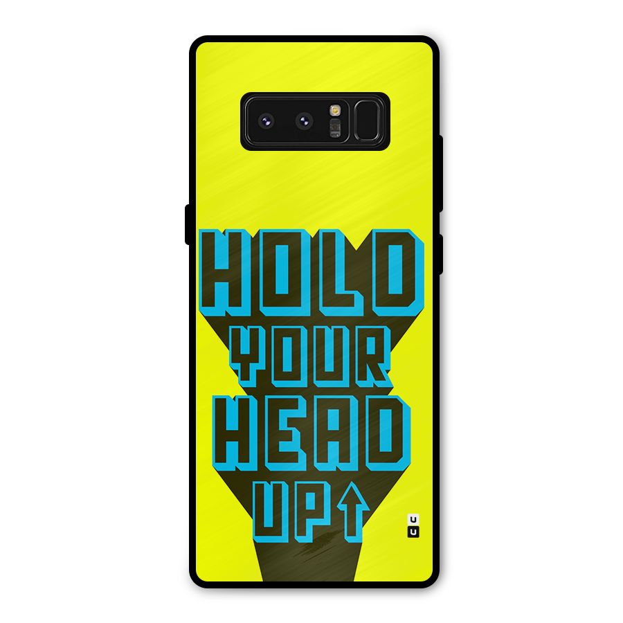 Head Up Metal Back Case for Galaxy Note 8