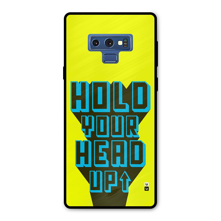 Head Up Metal Back Case for Galaxy Note 9