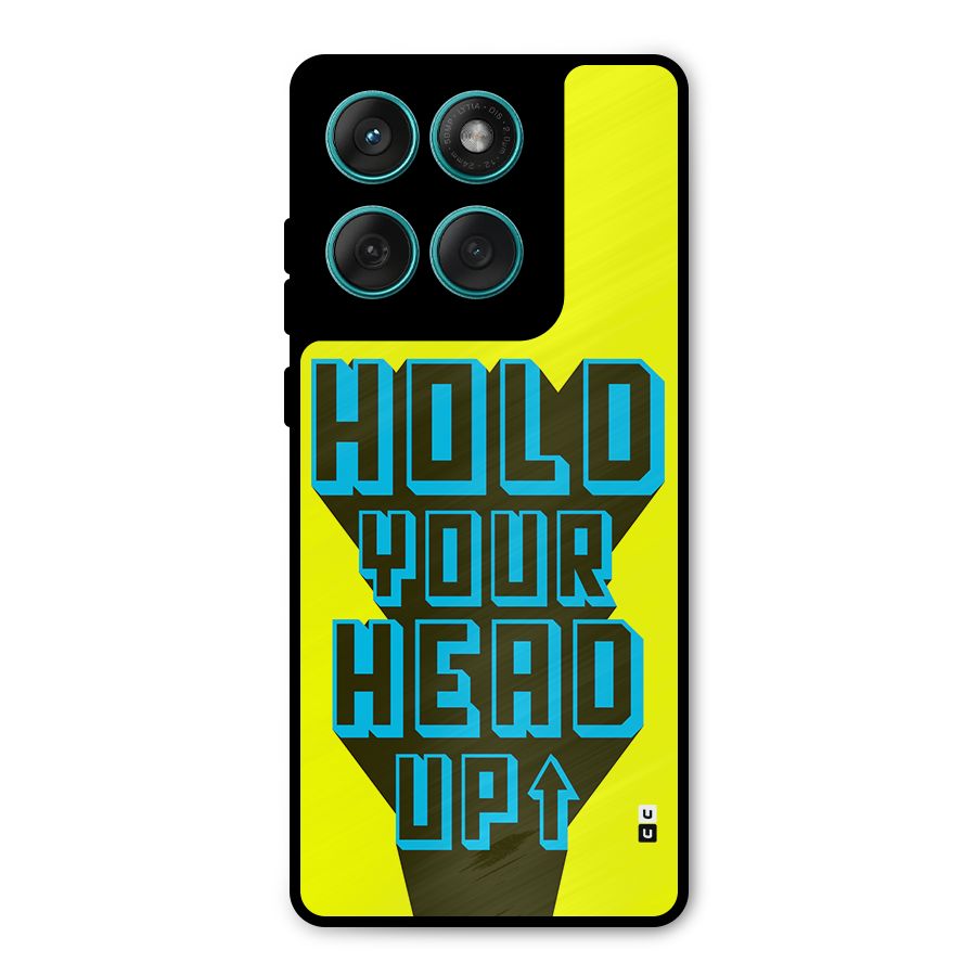 Head Up Metal Back Case for Motorola Edge 60 Fusion