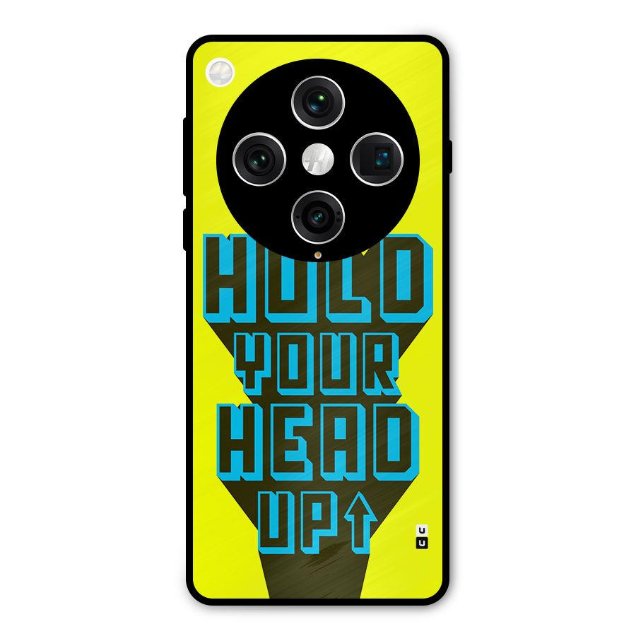 Head Up Metal Back Case for Oppo Find X8 Pro