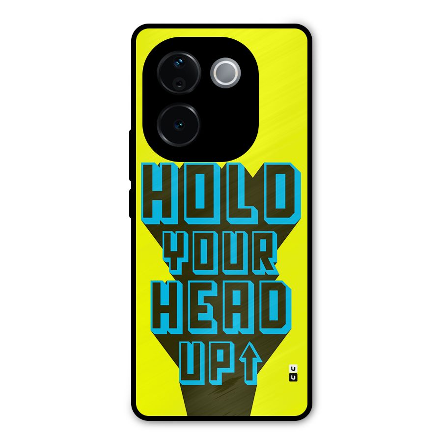 Head Up Metal Back Case for Vivo T3 Pro