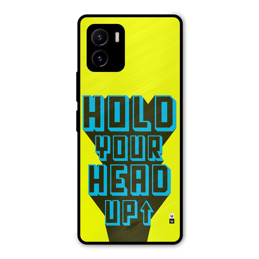 Head Up Metal Back Case for Vivo Y15s