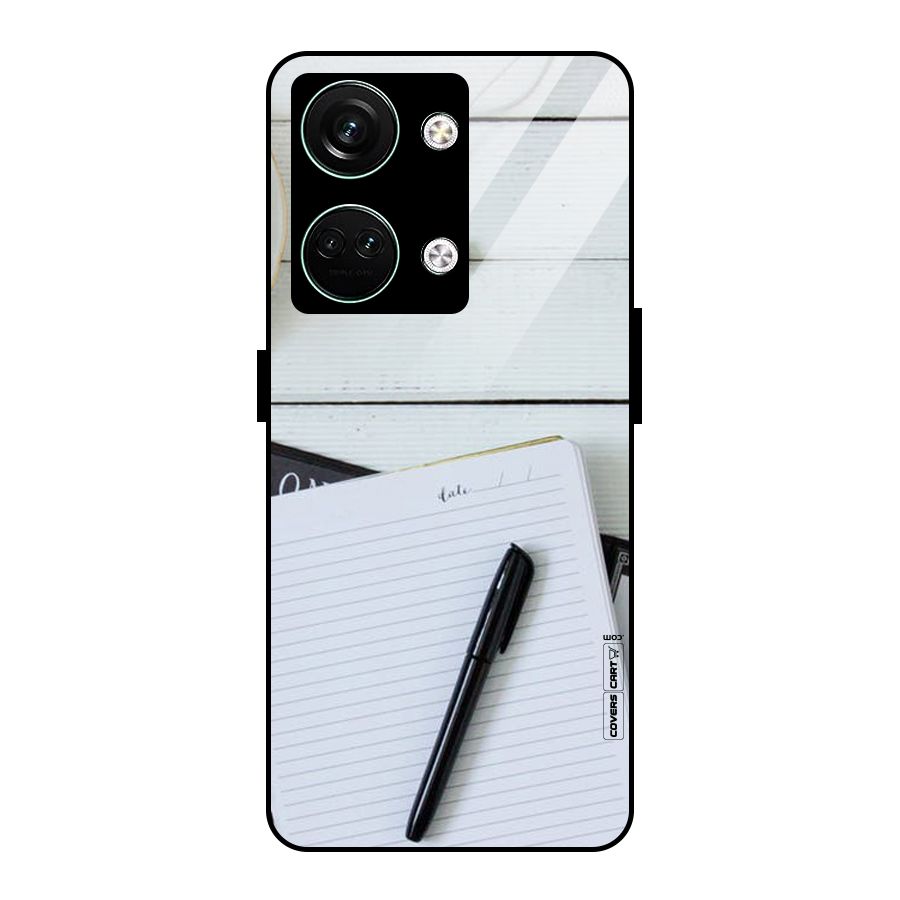 Headphones Notes Glass Back Case for Oneplus Nord 3