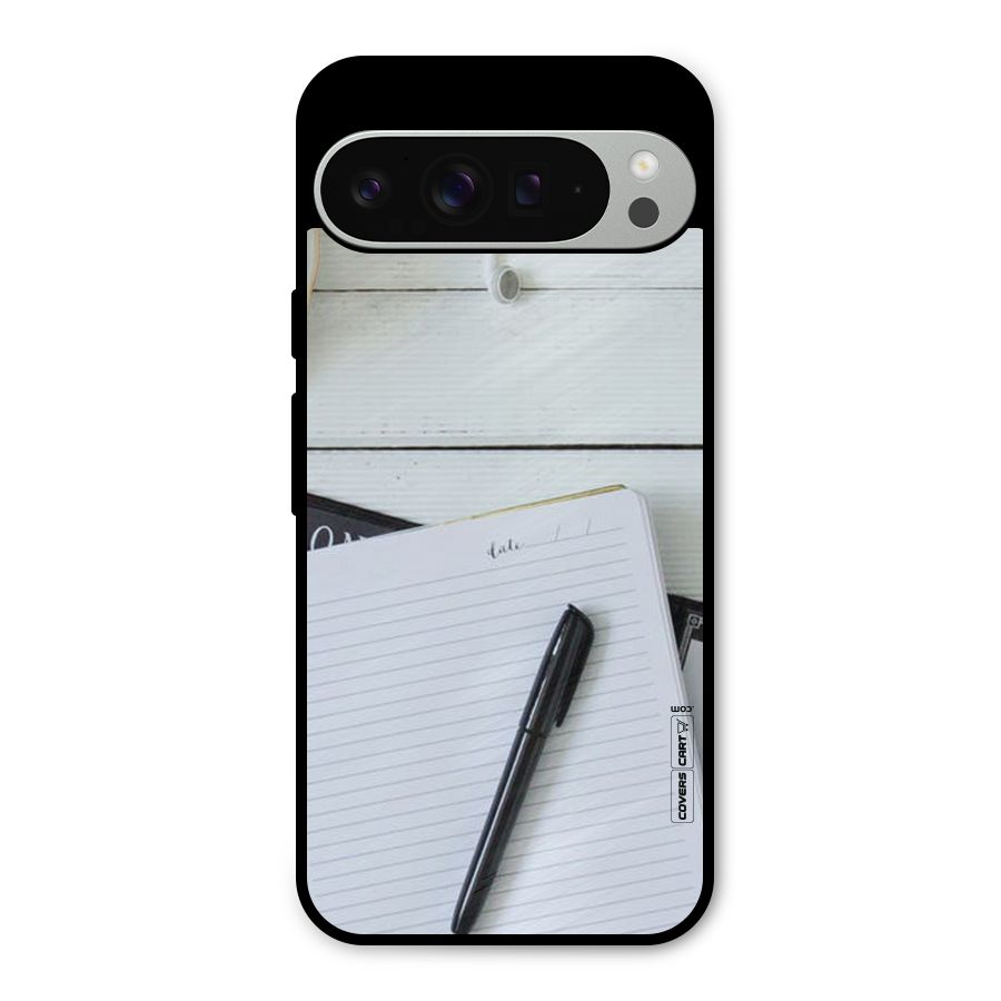 Headphones Notes Metal Back Case for Google Pixel 9 Pro XL