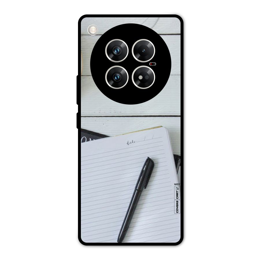 Headphones Notes Metal Back Case for Infinix Zero 40 5G