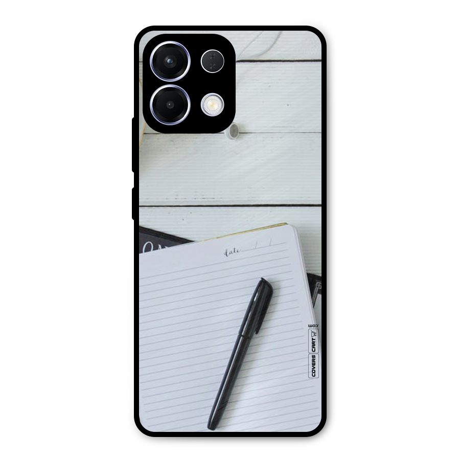Headphones Notes Metal Back Case for Oppo K13