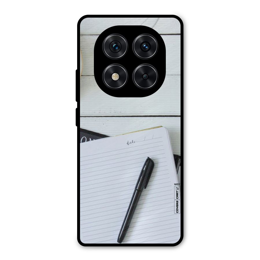 Headphones Notes Metal Back Case for Poco X7