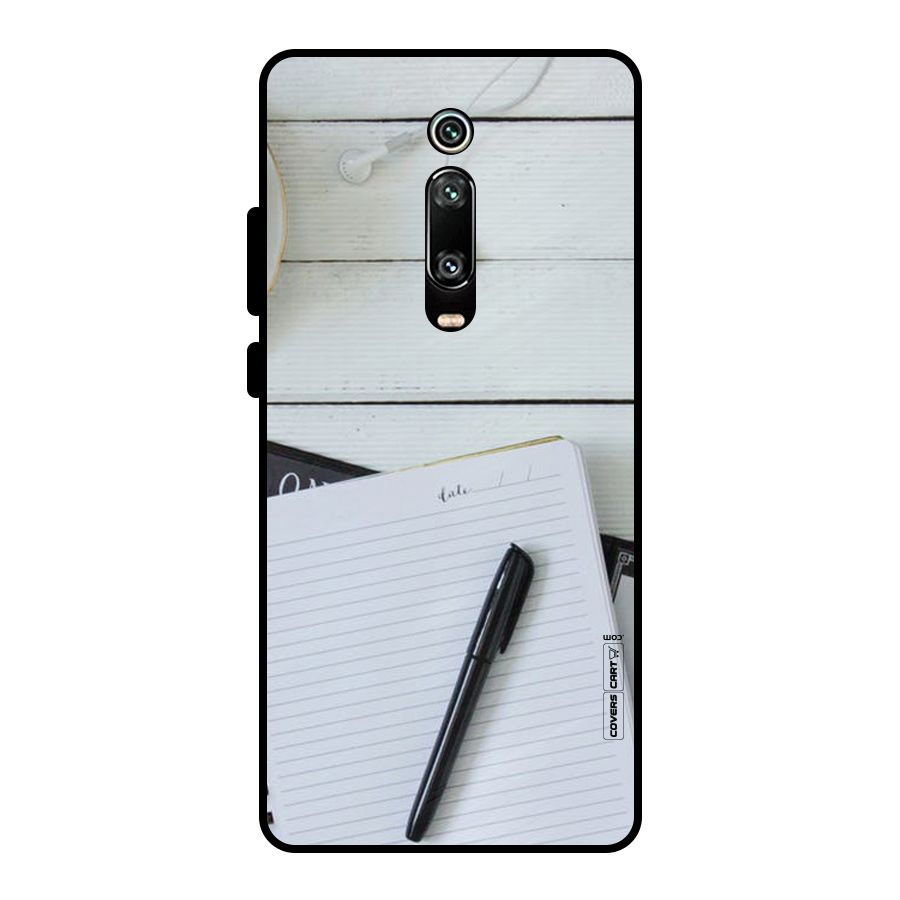 Headphones Notes Metal Back Case for Redmi K20 Pro
