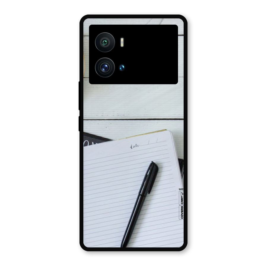 Headphones Notes Metal Back Case for iQOO 9 Pro