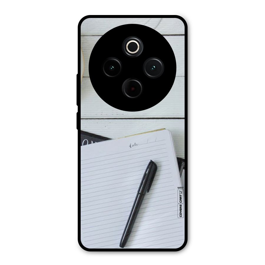 Headphones Notes Metal Back Case for iQOO Z10