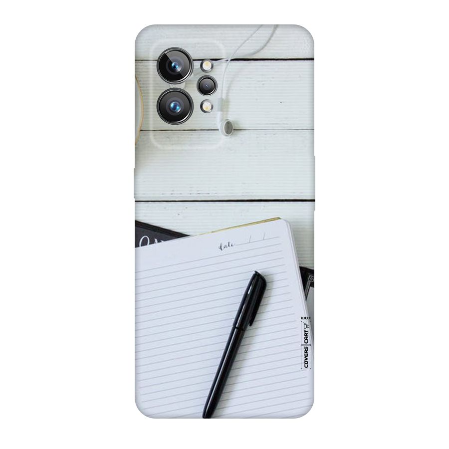 Headphones Notes Original Polycarbonate Back Case for Realme GT2 Pro