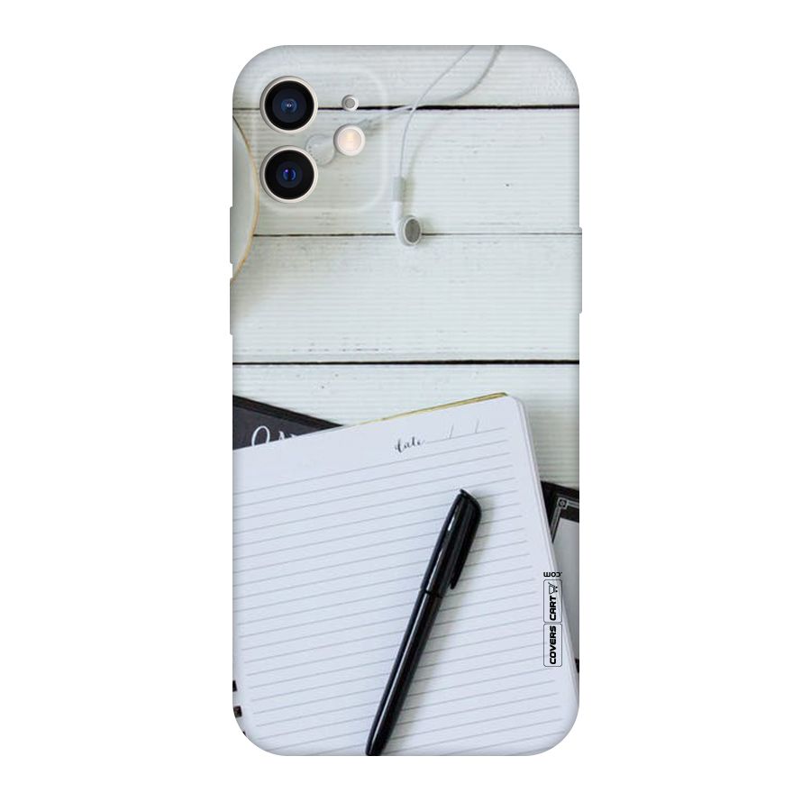 Headphones Notes Original Polycarbonate Back Case for iPhone 12
