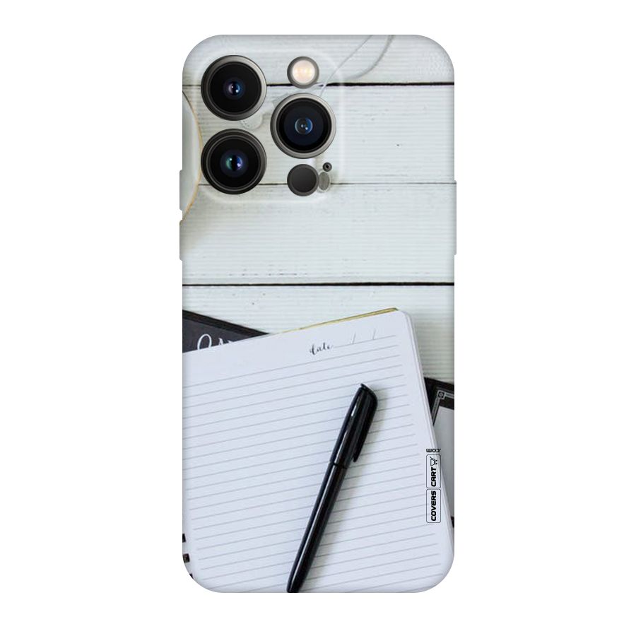 Headphones Notes Original Polycarbonate Back Case for iPhone 14 Pro