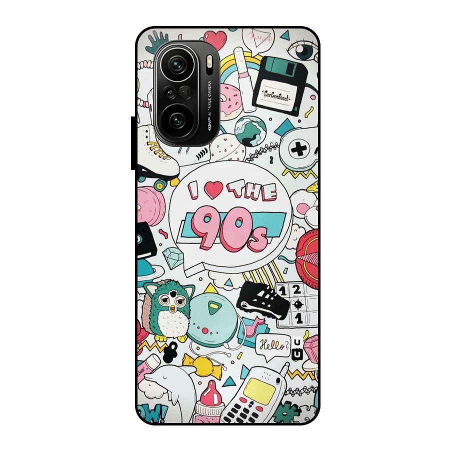 Heart 90s Metal Back Case for Mi 11X Pro