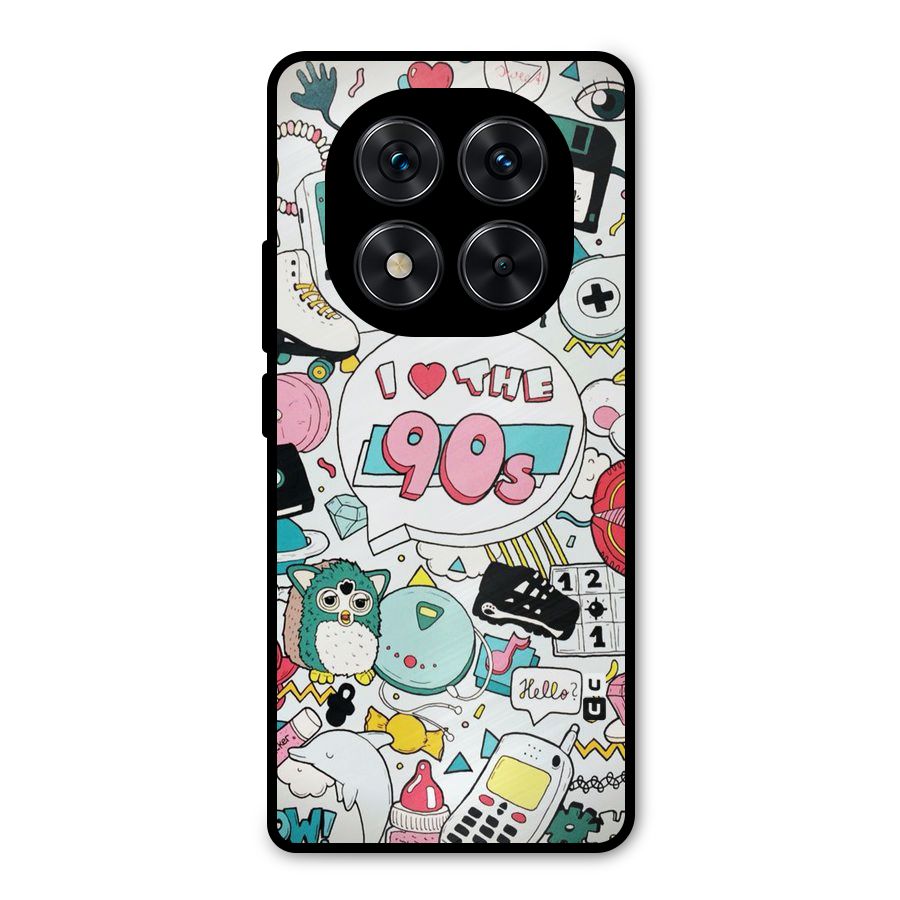 Heart 90s Metal Back Case for Redmi Note 14 Pro 5G