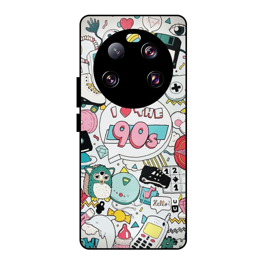 Heart 90s Metal Back Case for Xiaomi 13 Ultra