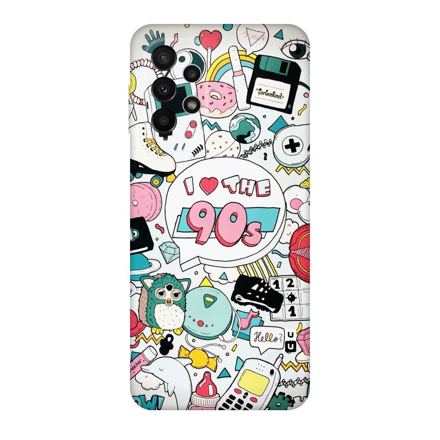Heart 90s Original Polycarbonate Back Case for Galaxy A23