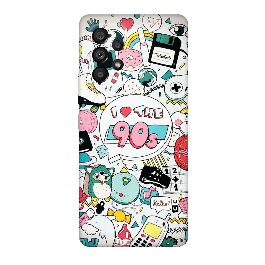 Heart 90s Original Polycarbonate Back Case for Galaxy A53 5G