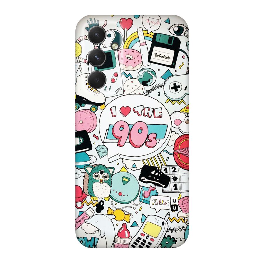 Heart 90s Original Polycarbonate Back Case for Galaxy A54
