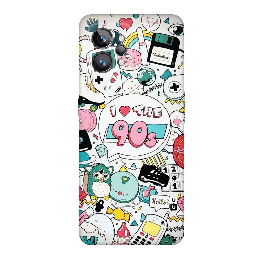 Heart 90s Original Polycarbonate Back Case for Realme GT2 Pro