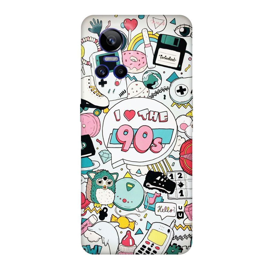 Heart 90s Original Polycarbonate Back Case for Realme GT Neo 3