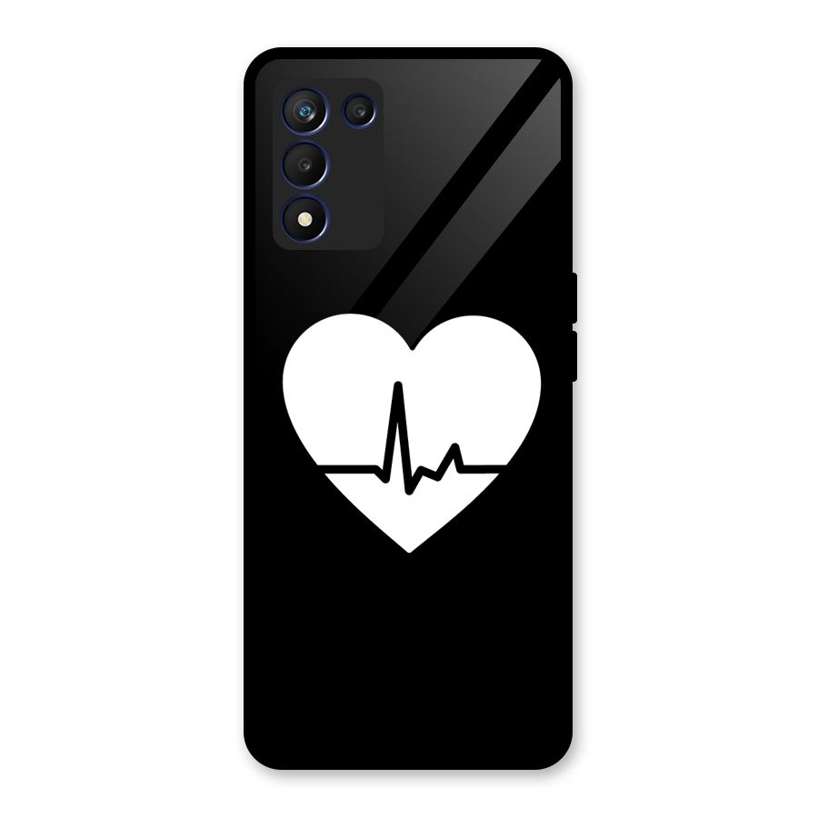 Heart Beat Glass Back Case for Realme 9 5G Speed