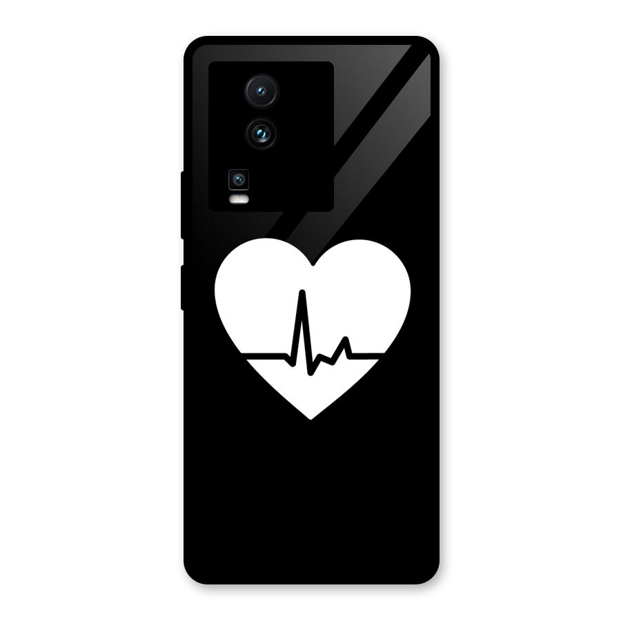 Heart Beat Glass Back Case for Vivo iQOO Neo 7 Pro