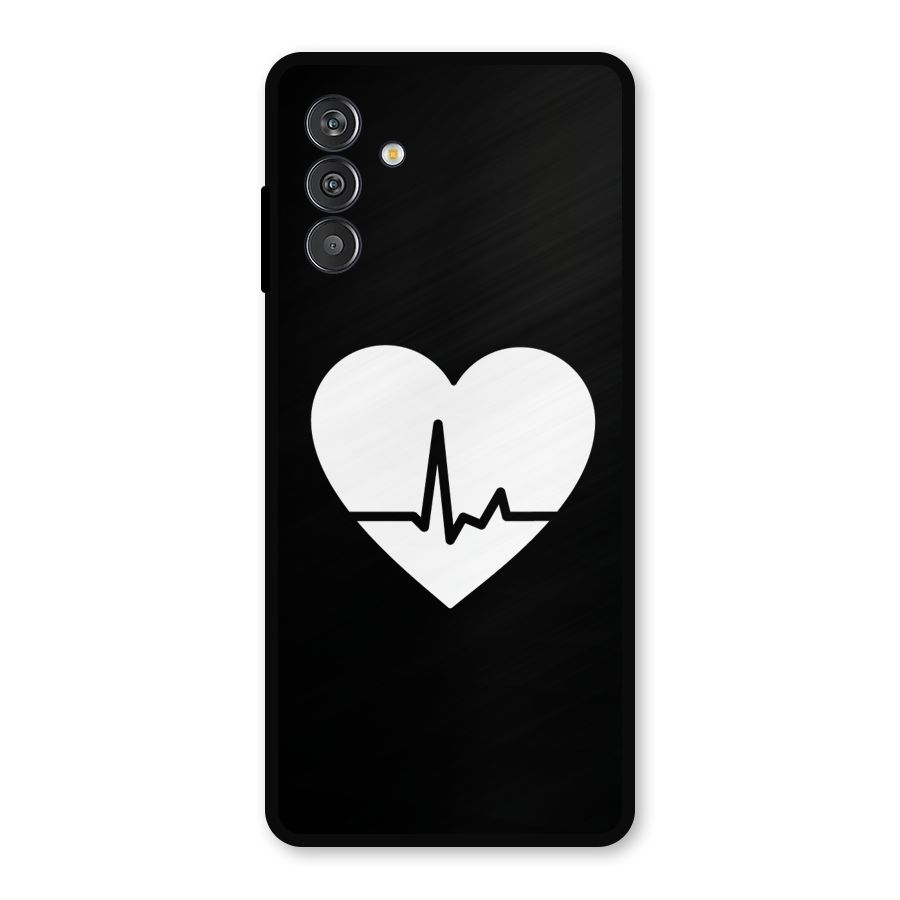 Heart Beat Metal Back Case for Galaxy F13