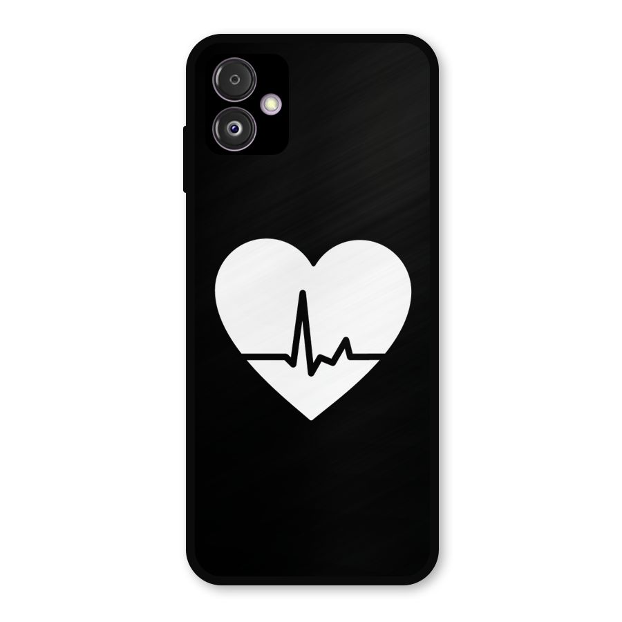 Heart Beat Metal Back Case for Galaxy F14