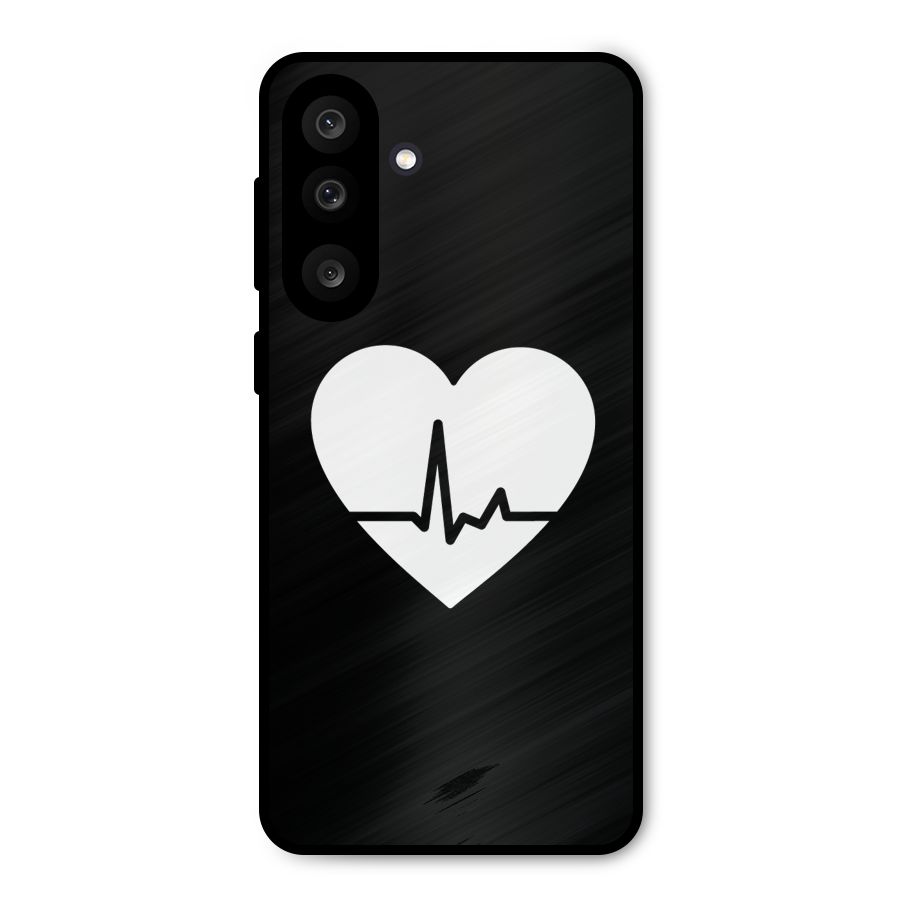 Heart Beat Metal Back Case for Galaxy F56