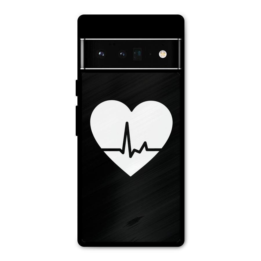 Heart Beat Metal Back Case for Google Pixel 6 Pro