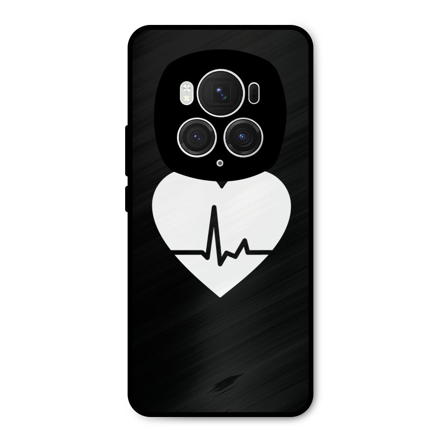 Heart Beat Metal Back Case for Honor Magic6 Pro