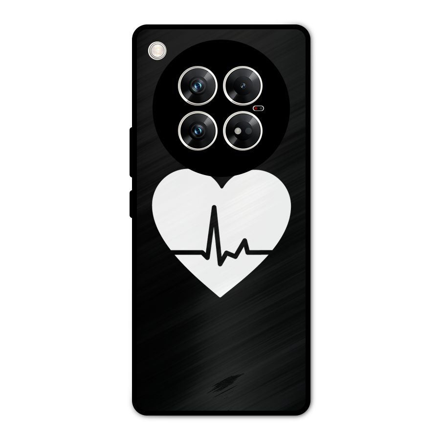 Heart Beat Metal Back Case for Infinix Zero 40 5G