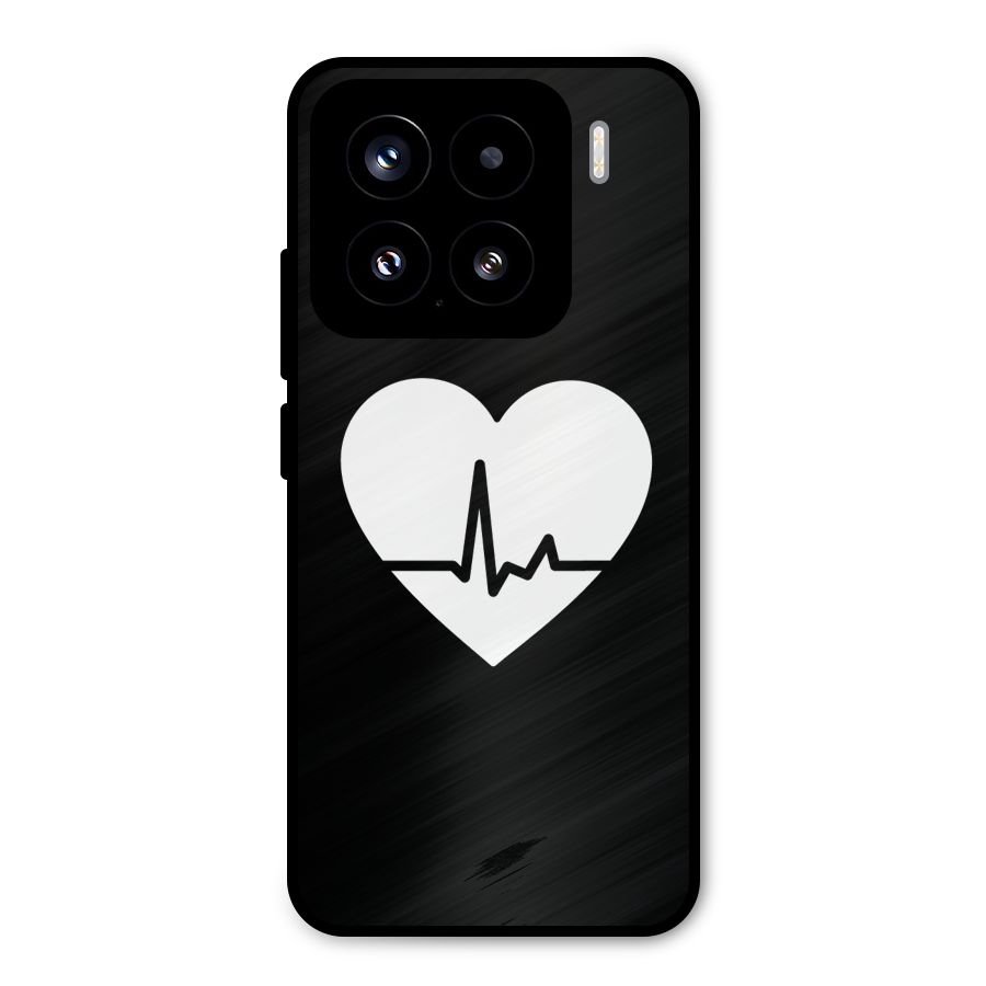 Heart Beat Metal Back Case for Xiaomi 15